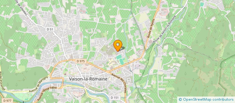 localisation de l'entreprise MADAME GISELE LACOMBE  VAISON-LA-ROMAINE