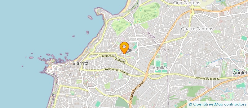 localisation de l'entreprise MADAME GISELE LARROUTUROU à BIARRITZ