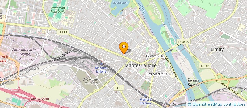 localisation de l'entreprise MADAME GISELE LASSERE-NANGBALANGA  MANTES-LA-JOLIE