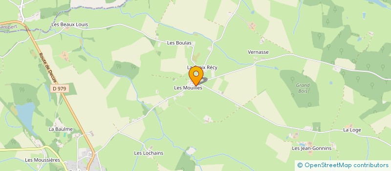 localisation de l'entreprise MADAME GISELE LATRACE  CRONAT