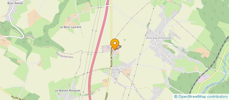 localisation de l'entreprise MADAME GISELE LAVENU  ANCEAUMEVILLE