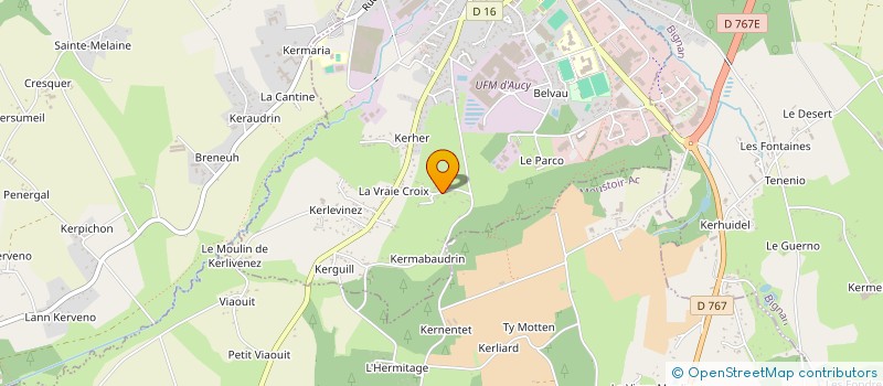 localisation de l'entreprise MADAME GISELE LE GAL  SAINT-ALLOUESTRE