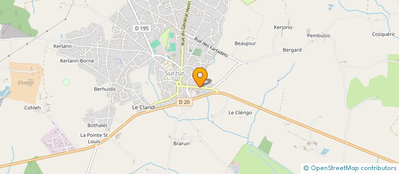 localisation de l'entreprise MADAME GISELE LE GAL  SURZUR