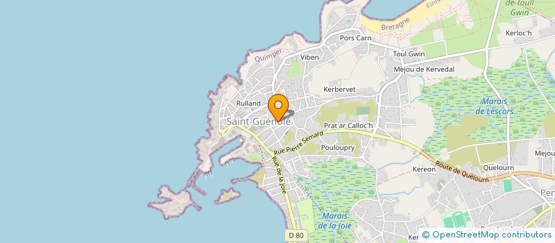 localisation de l'entreprise MADAME GISELE LE GARREC  PENMARCH