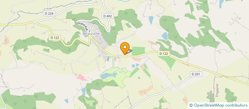 localisation de l'entreprise MADAME GISELE LE GLEUHER  BEAUVILLE