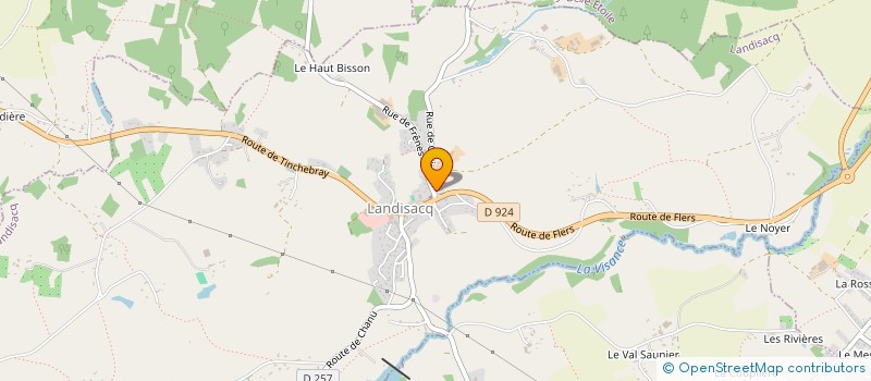 localisation de l'entreprise MADAME GISELE LEFEVRE à ATHIS-VAL DE ROUVRE