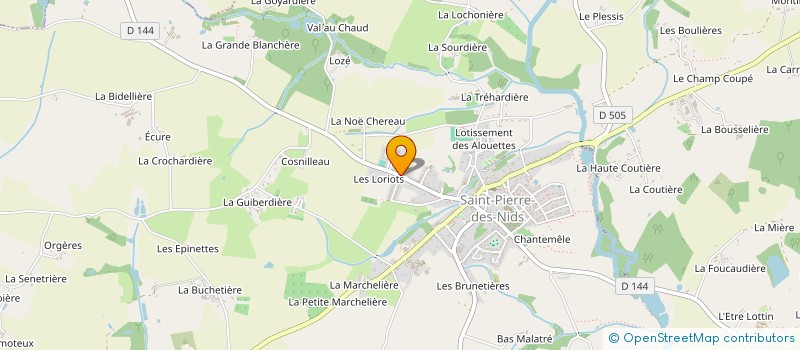 localisation de l'entreprise MADAME GISELE LEMOINE à SAINT-PIERRE-DES-NIDS
