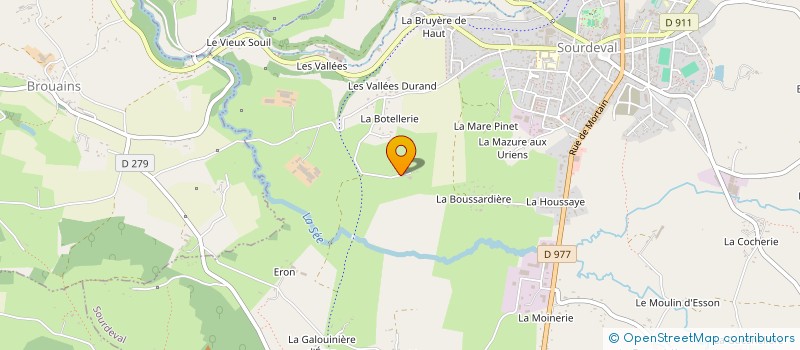 localisation de l'entreprise MADAME GISELE LEPROVOST à SOURDEVAL