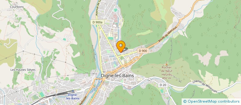 localisation de l'entreprise MADAME GISELE LERAY à DIGNE-LES-BAINS