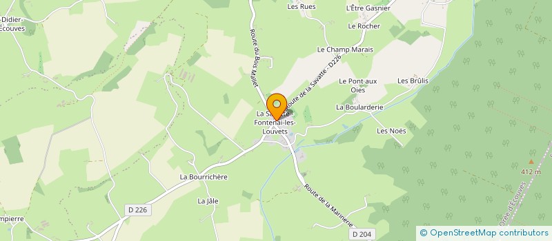 localisation de l'entreprise MADAME GISELE LEROY à L'OREE-D'ECOUVES