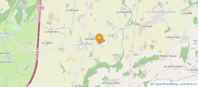 localisation de l'entreprise MADAME GISELE LESERVOISIER  LE PARC