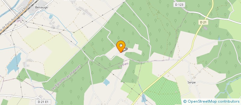 localisation de l'entreprise MADAME GISELE LESTRADE  LES EGLISOTTES ET CHALAURES