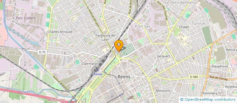 localisation de l'entreprise MADAME GISELE LEVY  REIMS