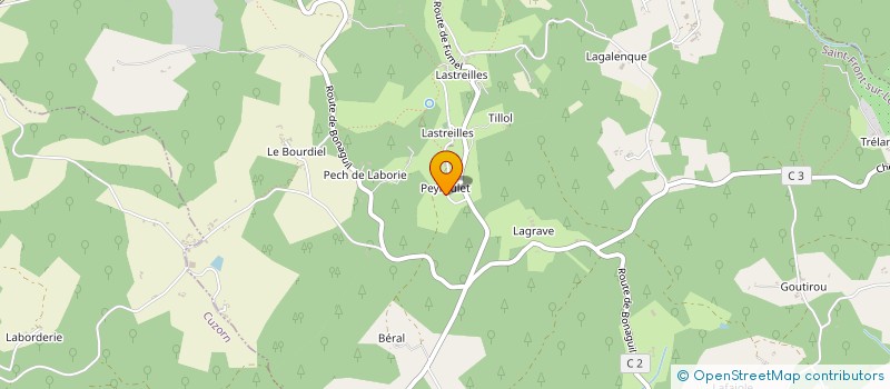 localisation de l'entreprise MADAME GISELE LEYGUE à SAINT-FRONT-SUR-LEMANCE