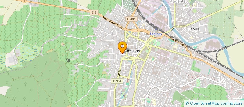 localisation de l'entreprise MADAME GISELE LORAIN  EPERNAY