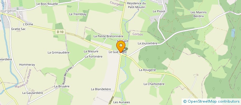 localisation de l'entreprise MADAME GISELE LORIOT à CORBON