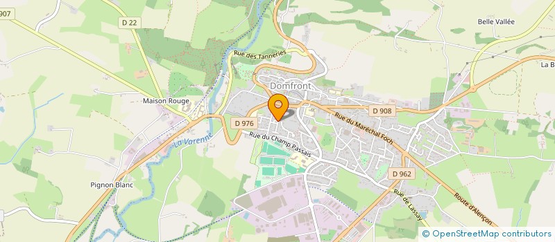 localisation de l'entreprise MADAME GISELE LOUVET à DOMFRONT-EN-POIRAIE