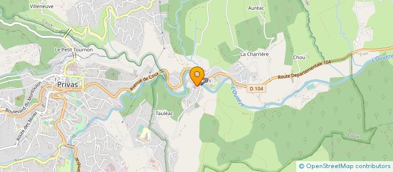 localisation de l'entreprise MADAME GISELE LUCHT  COUX