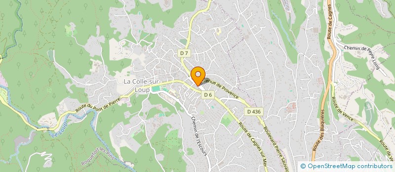 localisation de l'entreprise MADAME GISELE LUTENBACHER à LA COLLE-SUR-LOUP