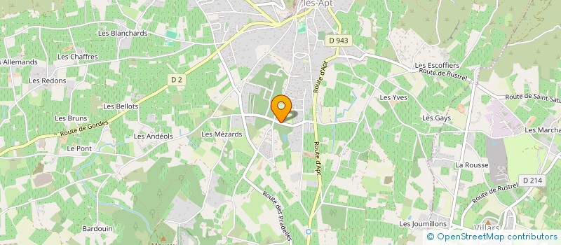 localisation de l'entreprise MADAME GISELE MAGNE  SAINT-SATURNIN-LES-APT