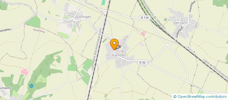 localisation de l'entreprise MADAME GISELE MAGUIER à XAMBES