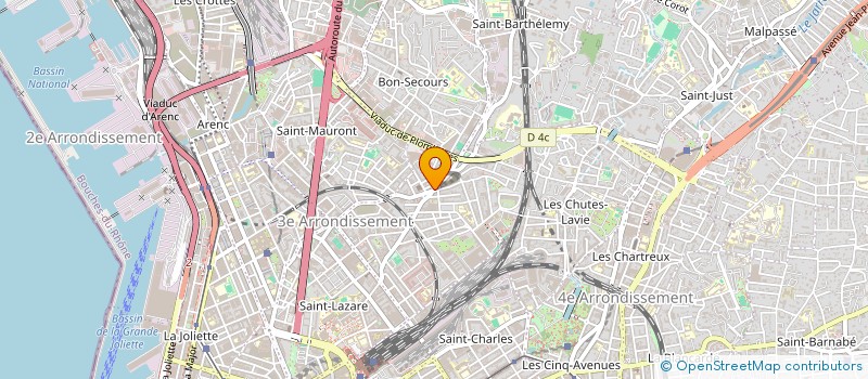 localisation de l'entreprise MADAME GISELE MARCONI  MARSEILLE