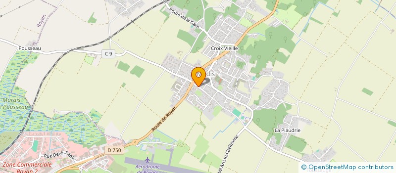 localisation de l'entreprise MADAME GISELE MARIANO DA SILVA  MEDIS