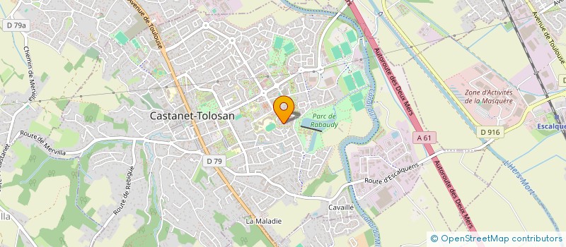 localisation de l'entreprise MADAME GISELE MARIE ANDREE REDON à CASTANET-TOLOSAN