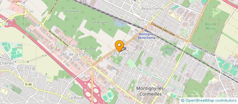 localisation de l'entreprise MADAME GISELE MARIE CECILE RESCHMANN  HERBLAY-SUR-SEINE