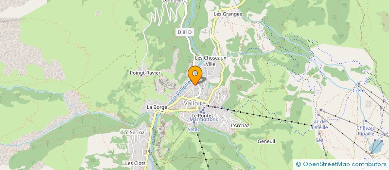 localisation de l'entreprise MADAME GISELE MARTIN à VALLOIRE