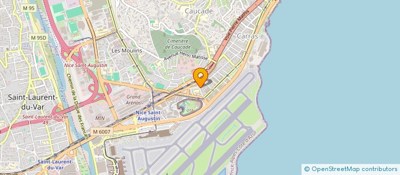 localisation de l'entreprise MADAME GISELE MARTIN à NICE