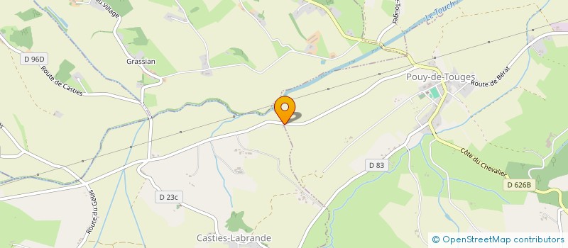 localisation de l'entreprise MADAME GISELE MARTRES  SAINT-ELIX-LE-CHATEAU