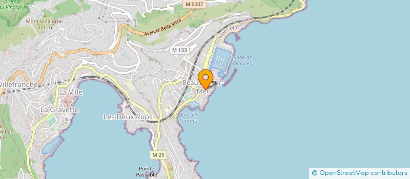 localisation de l'entreprise MADAME GISELE MARZET à BEAULIEU-SUR-MER