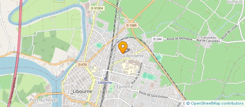 localisation de l'entreprise MADAME GISELE MAUMELAT à LIBOURNE