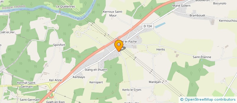 localisation de l'entreprise MADAME GISELE MELO  LANGUIDIC