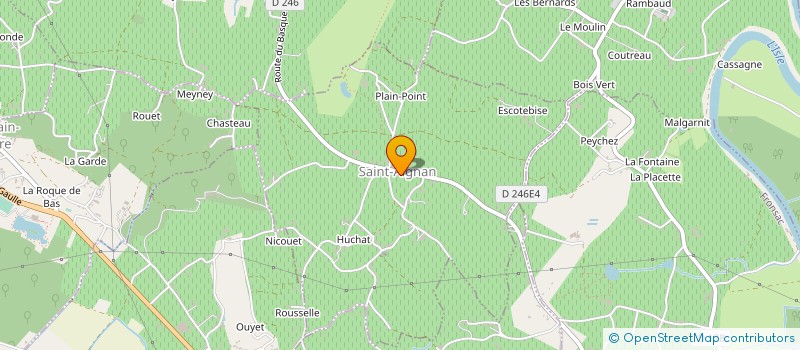localisation de l'entreprise MADAME GISELE MERLO  SAINT-AIGNAN