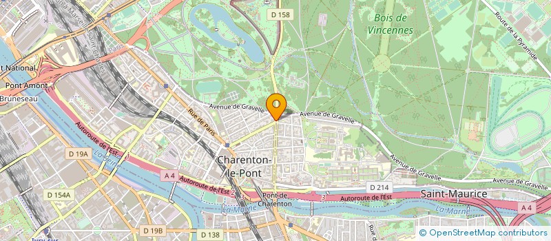 localisation de l'entreprise MADAME GISELE MEYNIEL  CHARENTON-LE-PONT