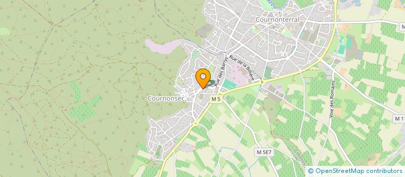 localisation de l'entreprise MADAME GISELE MIRABEL  COURNONSEC