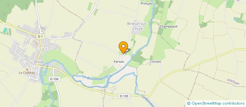 localisation de l'entreprise MADAME GISELE MONNET  CHERIGNE