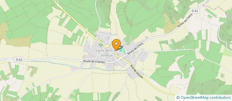 localisation de l'entreprise MADAME GISELE MONTANDON à ST BRIS LE VINEUX