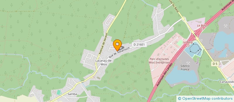 localisation de l'entreprise MADAME GISELE MORA  MIOS