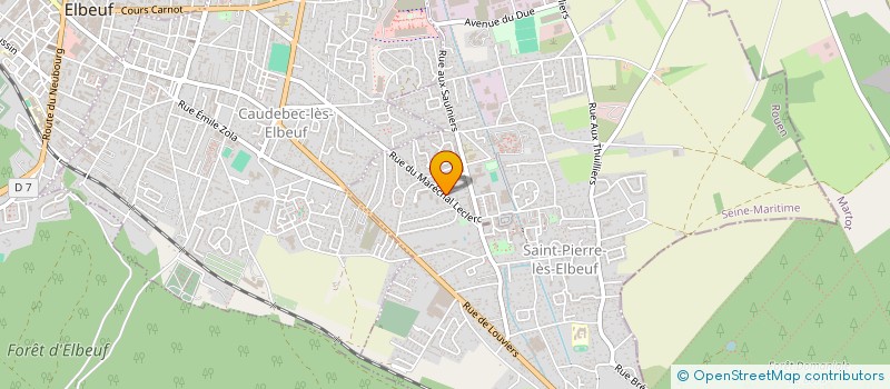 localisation de l'entreprise MADAME GISELE MORAINVILLE  SAINT-PIERRE-LES-ELBEUF