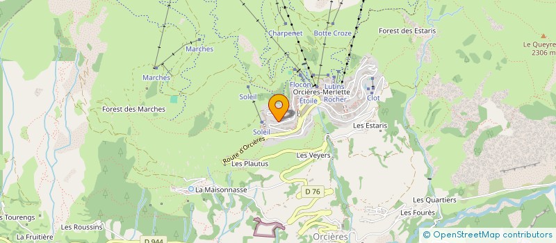 localisation de l'entreprise MADAME GISELE MUSICIEN  ORCIERES