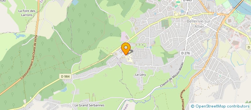 localisation de l'entreprise MADAME GISELE NAUDE à BELLERIVE SUR ALLIER