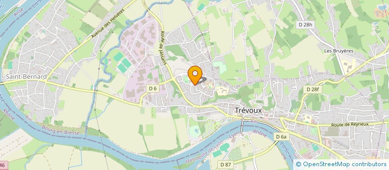 localisation de l'entreprise MADAME GISELE NESME à TREVOUX