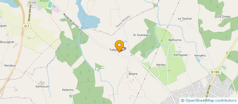 localisation de l'entreprise MADAME GISELE NICOL  SURZUR