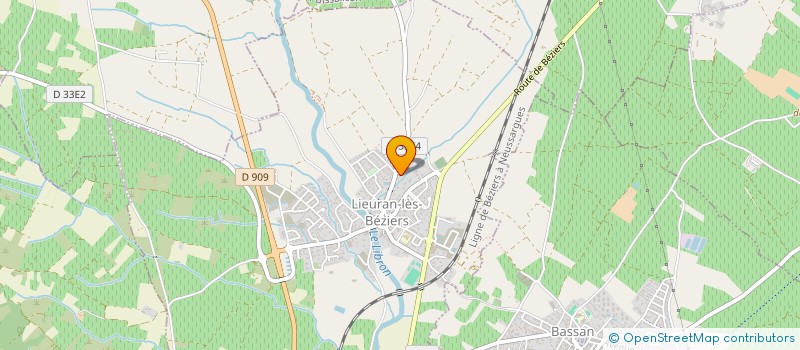 localisation de l'entreprise MADAME GISELE NIES à LIEURAN-LES-BEZIERS
