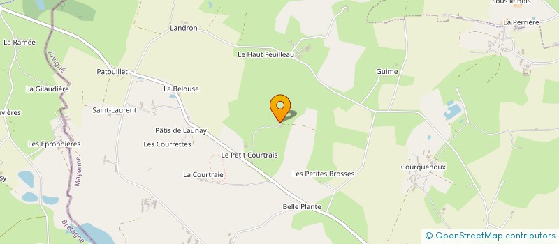 localisation de l'entreprise MADAME GISELE NOLIERE à JUVIGNE