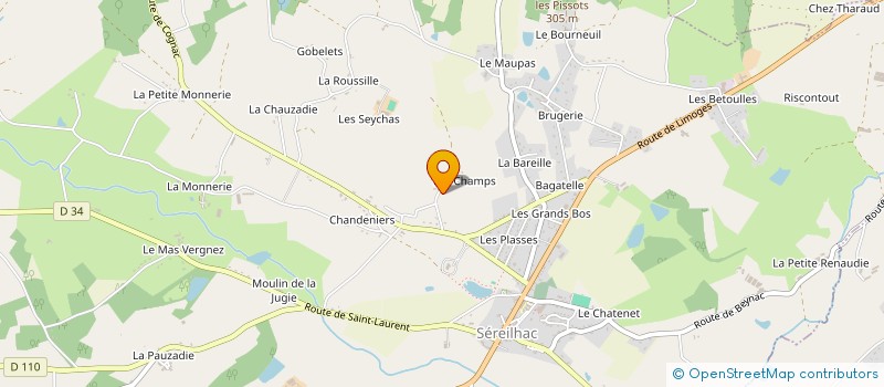 localisation de l'entreprise MADAME GISELE NOUAILHAS à SEREILHAC