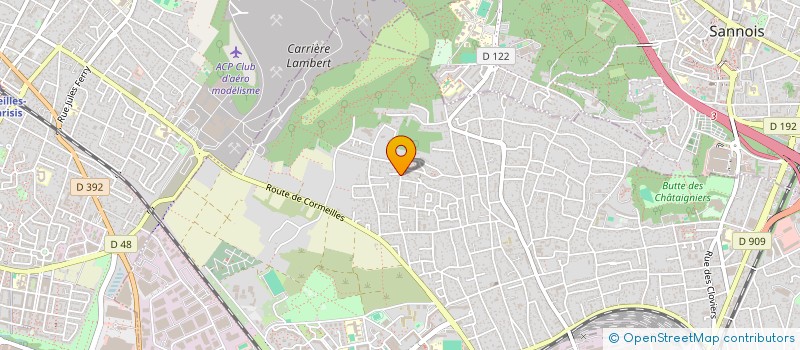 localisation de l'entreprise MADAME GISELE NZUMBA DOLIVEIRA  ARGENTEUIL